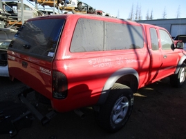 2004 TOYOTA TACOMA PRERUNNER RED XTRA CAB 3.4L AT 2WD Z16441 
